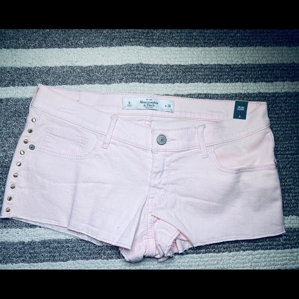 Pink Abercrombie And Fitch Shorts!!